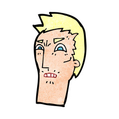 cartoon angry face