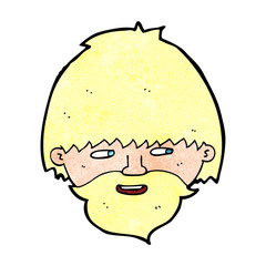 cartoon bearded man