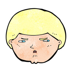 cartoon annoyed man