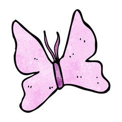cartoon butterfly symbol