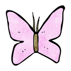 Naklejka premium cartoon butterfly symbol