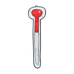 cartoon thermometer