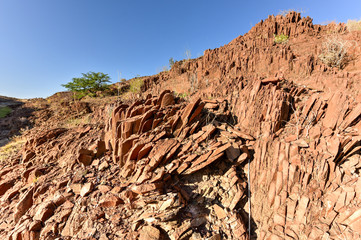 Organ Pipes - Twyfelfontein, Damaraland, Namibia
