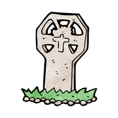 cartoon spooky grave