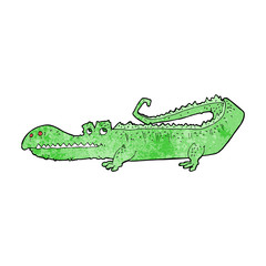 cartoon crocodile