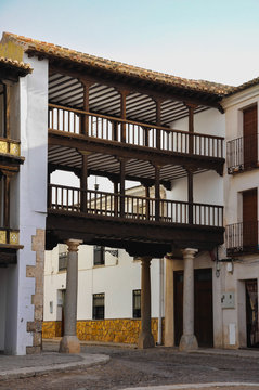 Pueblos de Toledo, Plaza Mayor de Tembleque, Castilla-La Mancha, Espa&ntilde;a
