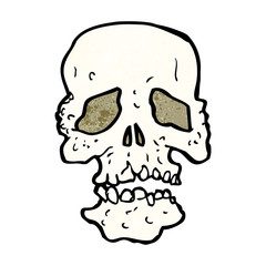 cartoon skull