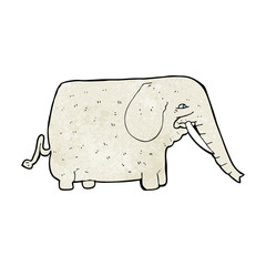 cartoon big elephant