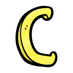 cartoon letter C