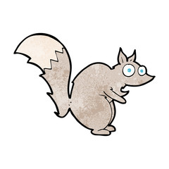 funny startled squirrel cartoon