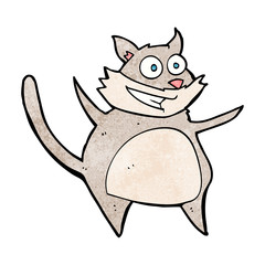 funny cartoon cat
