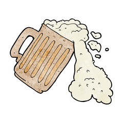 cartoon mug of beer