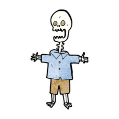 Obraz na płótnie Canvas cartoon skeleton