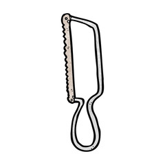 cartoon hacksaw