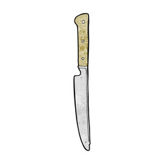 cartoon kitchen knife