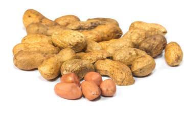 peanut isolated on white background
