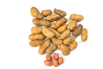 peanut isolated on white background
