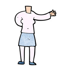 cartoon female body (add photos or mix and match cartoons)