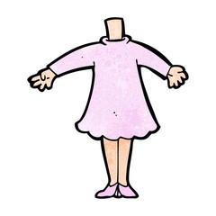 cartoon female body (add photos or mix and match cartoons)