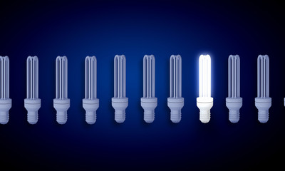 Fototapeta premium Light bulb