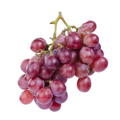 grapes isolated on over white background
