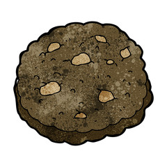 chocolate chip cookie cartoon