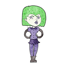 cartoon vampire girl