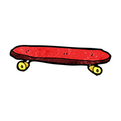 cartoon skateboard