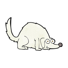 cartoon happy dog