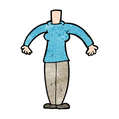 cartoon female body (add photos or mix and match cartoons)