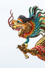 Dragon on a white background
