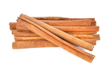 cinnamon isolated on white background