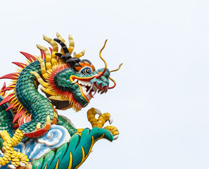 Fototapeta na wymiar Chinese style dragon statue