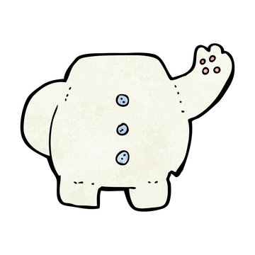 cartoon polar bear body (mix and match cartoons or add own photo