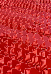 Obraz premium Red roof tiles
