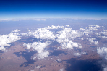 Fototapeta na wymiar Aerial sky