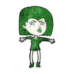 cartoon vampire girl