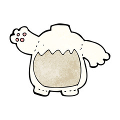 cartoon polar bear body (mix and match cartoons or add own photo