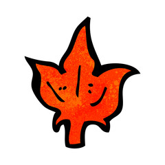 cartoon leaf symbol