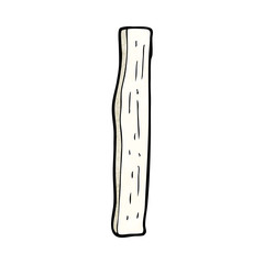 cartoon wood post