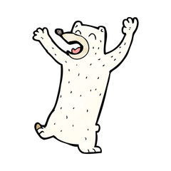 cartoon polar bear