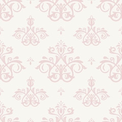 Damask Seamless  Pink Pattern