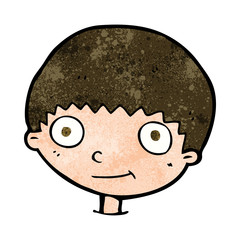 cartoon happy boy