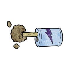 cartoon fizzy drink can