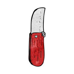 cartoon folding knife
