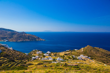 Fototapeta na wymiar Ios island coast, Cyclades, Aegean, Greece