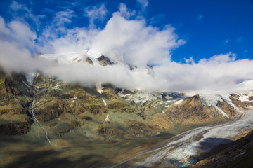 Grossglockner with Pasterze glacier, Alps, Austria
