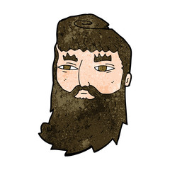 cartoon bearded man