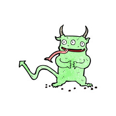 cartoon little demon
