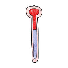 cartoon thermometer